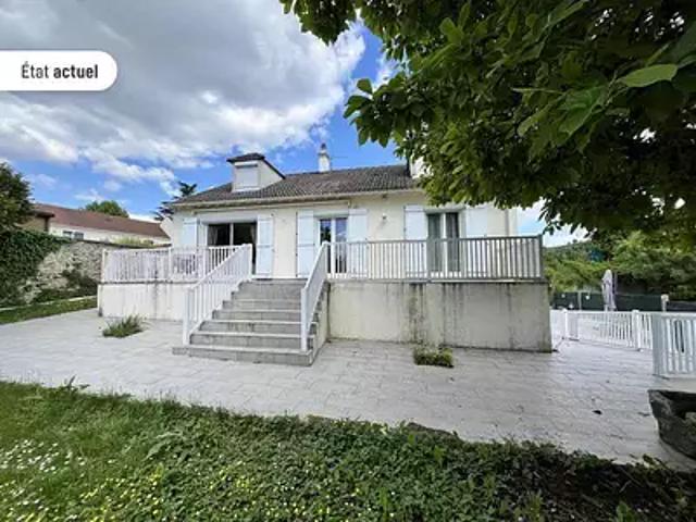 Courdimanche 95800 Achat / Vente maison 7 pièces t7 au dernier étage parking