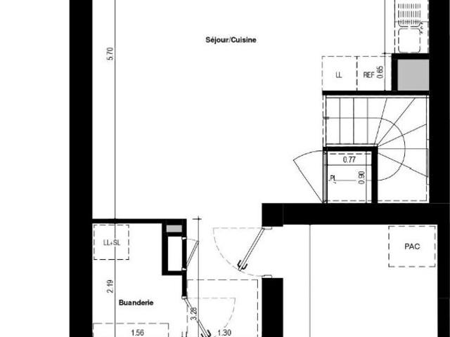 COURROUZE / ST JACQUES MAISON 4 PIECES 84.90m2 jardin 53.39m2 garage et stationnement