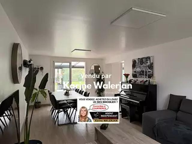 Courrières 62710 Achat / Vente maison 5 pièces t5 jardin terrasse
