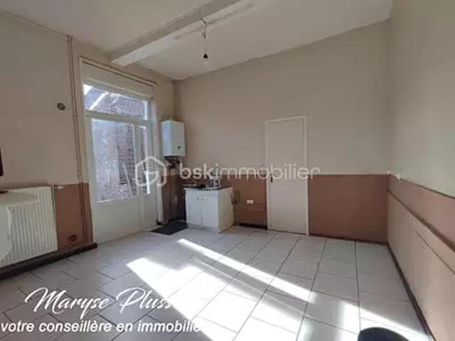 Courrières 62710 Achat / Vente maison 3 pièces t3 cave