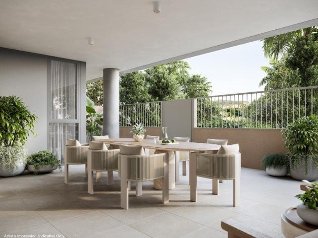 Courtyard 3 Bedroom Apartment + MPR and Direct Amenity Access