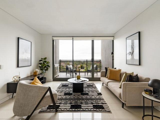 Coveted top floor apartment with city views