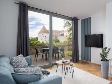 CoView Apartment with castle view terrace washer dryer
