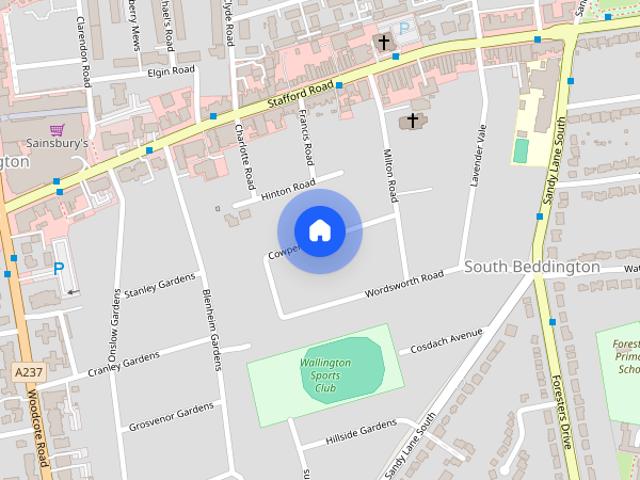 Cowper Gardens, Wallington, Surrey, SM6