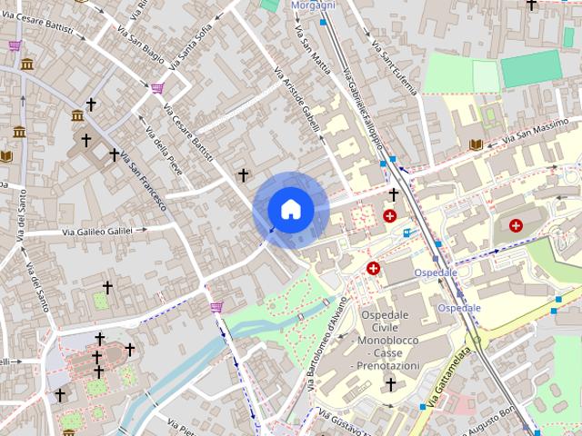 Cozy double bedroom near the University of Padua