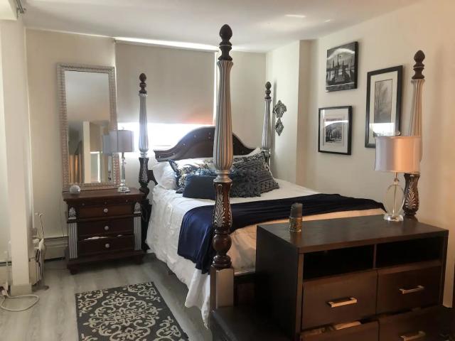 Cozy, furnished, downtown bachelor suite w/ free underground parking