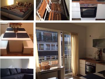 Cozy home with balcony in the city center of Düsseldorf directly at the main station, Dusseldorf Amsterdam Apartments for Rent