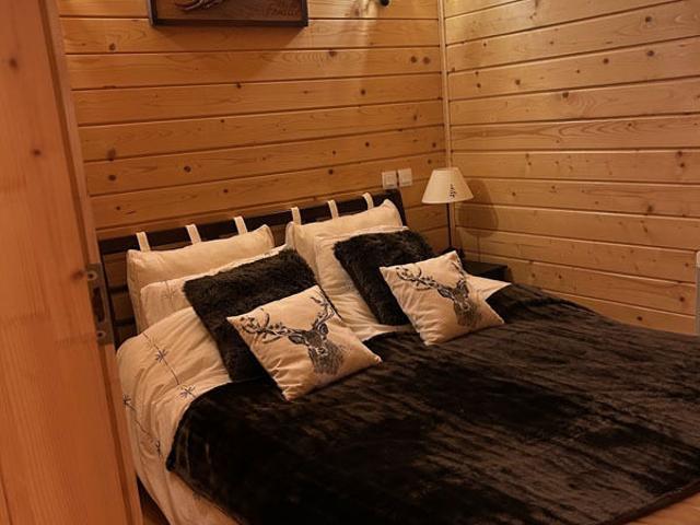 Cozy petit chalet bois sur terrain 510 m2 avec vue dégagée sur montagnes