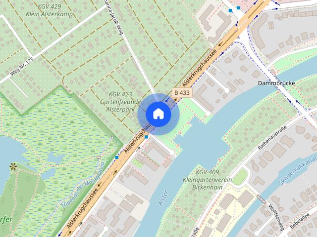 Cozy 1 bedroom apartment for rent in Hamburg Nord