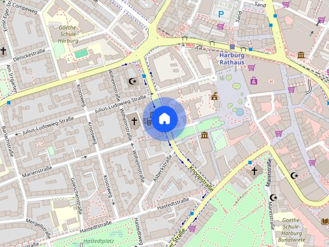 Cozy 1 bedroom apartment for rent in Harburg, Hamburg