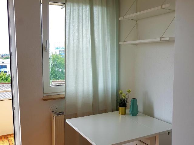 Cozy 1 room studio with balcony near the subway, Nurnberg Amsterdam Apartments for Rent