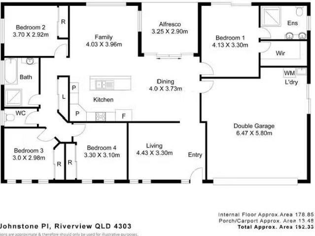 Charming 21 Johnstone Place, RIVERVIEW, QLD 4303 House for R.