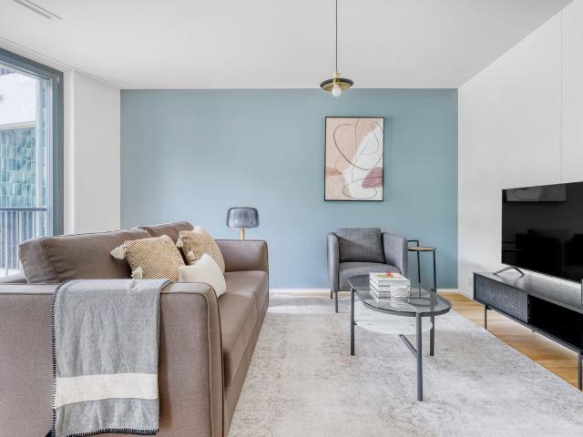 Cozy 3 Bedroom Furnished Apartment in Wollishofen, Zurich Amsterdam Apartments for Rent