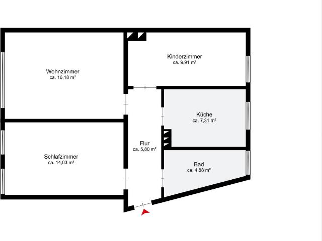 Cozy 3 room apartment for short term, Essen Amsterdam Apartments for Rent