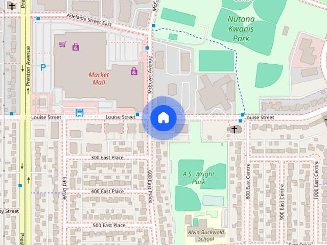Close to Market Mall Shopping Centre