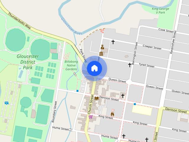 Close to shops