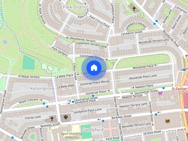 Clairmont Gardens, Park, Glasgow, G3