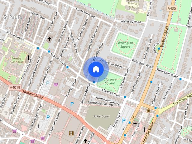 Clarence Square, Pittville, Cheltenham, GL50