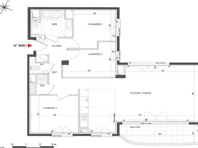 Clichy 92110 Berges De Seine Appartement 100 M² 3 Ch. 100m² Clichy