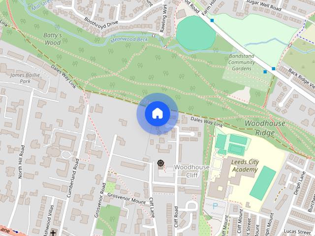 Cliff Road Gardens, Hyde Park, Leeds, West Yorkshire, LS6