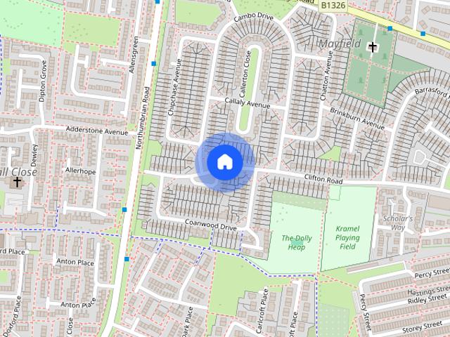 Clifton Road, Klondyke, Cramlington
