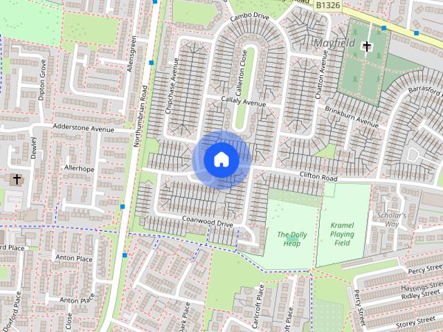 Clifton Road, Klondyke, Cramlington