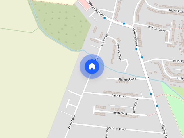Cross Road, Mawneys, Romford, RM7