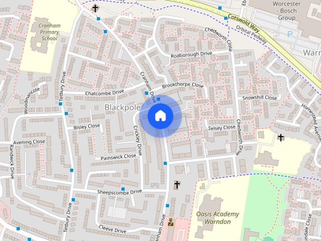 Cranham Drive, Worcester, Worcestershire, WR4