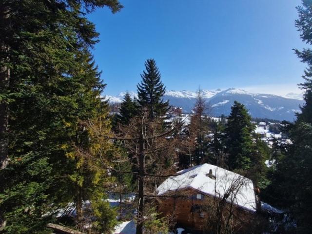 Crans. 8,5 Zimmer Chalet mit Innenbad in der Nähe des Zentrums