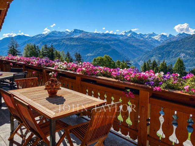 Crans Montana Außergewöhnliche Duplexwohnung, Sektor Des Barzettes