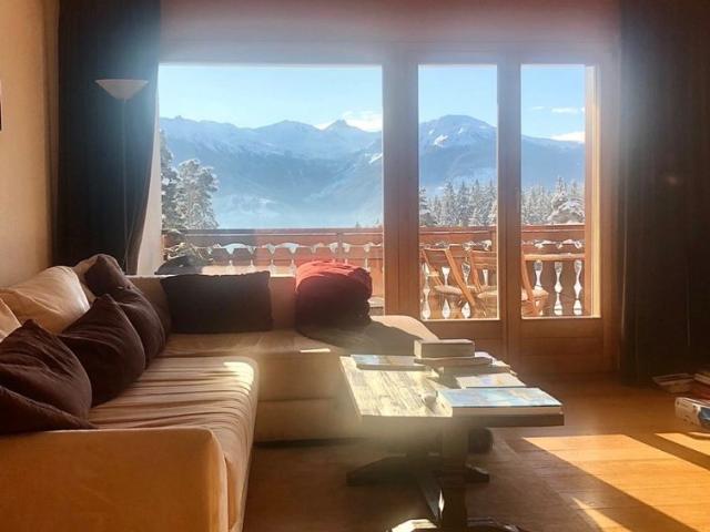 CRANS MONTANA,100m2, 3.5, Belles Vues Montagne, Ensoleille