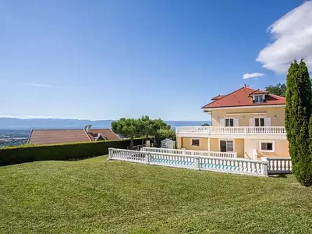 Cranves Sales 74380 Achat / Vente maison 9 pièces t9 piscine terrasse