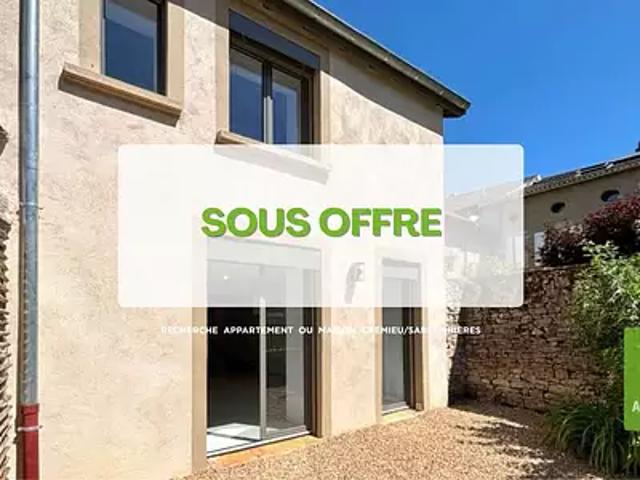Crémieu 38460 Achat / Vente maison 4 pièces t4 jardin