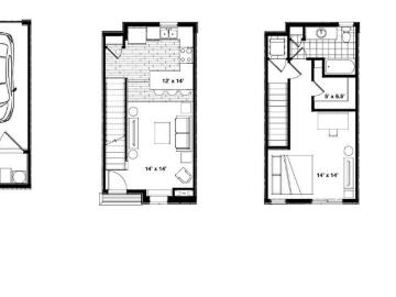 Crescent Townhomes 2 Bedroom Home for Rent at 566 S Redwood Rd, Salt Lake City, UT 84104 Poplar Grove