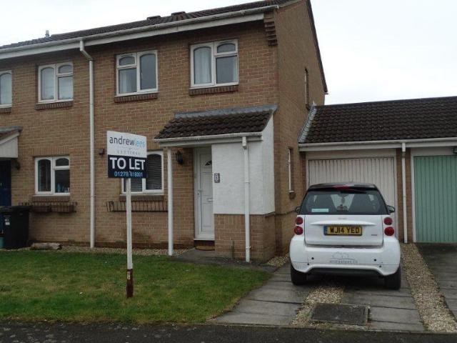 Crestfield Avenue, Somerset TA6 3 bed semi detached house to rent £1,200 pcm £277 pw