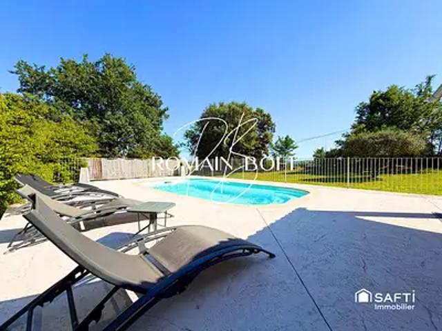 Cruviers Lascours 30360 Achat / Vente maison 5 pièces t5 piscine terrasse