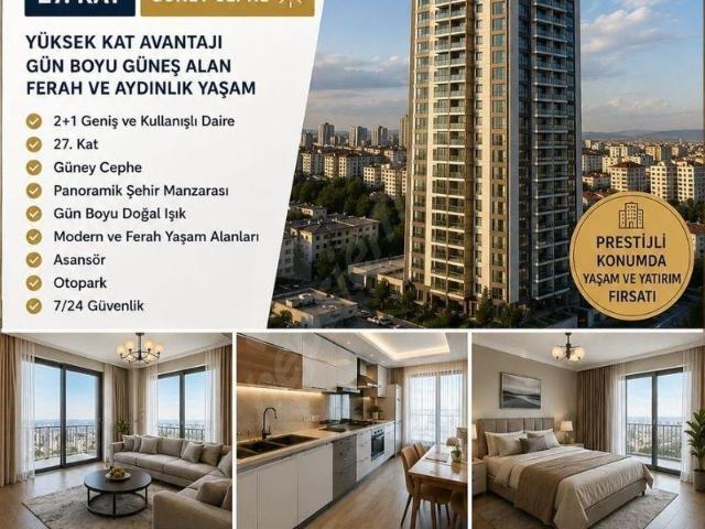 CRYSTAL TOWER VADİ 2+1, 27.KATTA