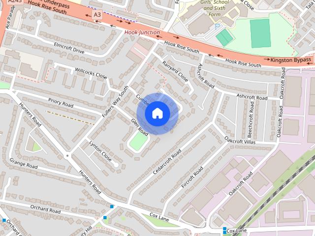 Cumberland Drive, Chessington, Surrey. KT9