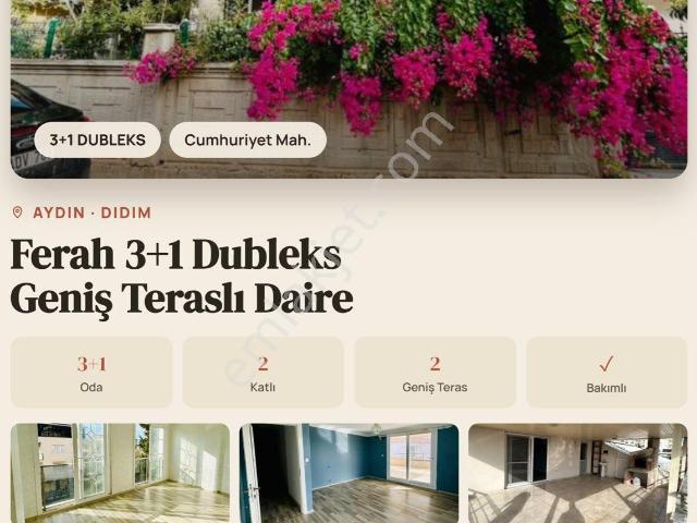 Cumhuriyet Mahallesinde 3+1 Sürekli Kiralik Daire