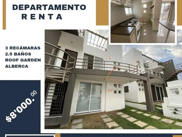 CUAUTLA MOR. DEPARTAMENTO EN RENTA Residencial Sitio del Sol