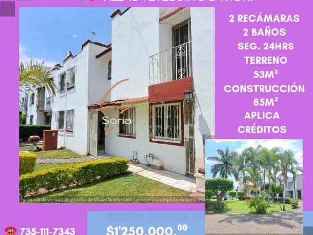 CUAUTLA MORELOS VENTA $1,280,000.°°