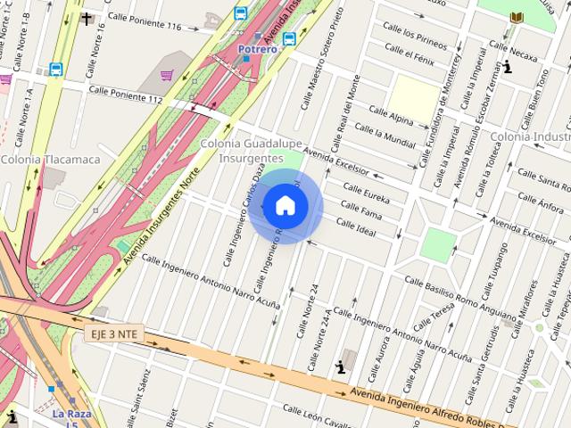 CUARTO DE 20 M2. EN GUADALUPE INSURGENTES