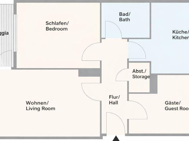 Currently beeing renovated: Furnished flat in Rothenburgsort, Hamburg – all inclusive