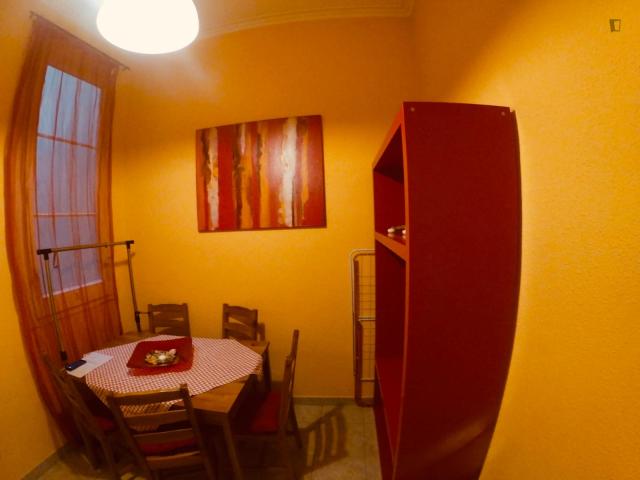 Cute bunk bedroom in a 4 bedroom apartment near Tetuan metro station