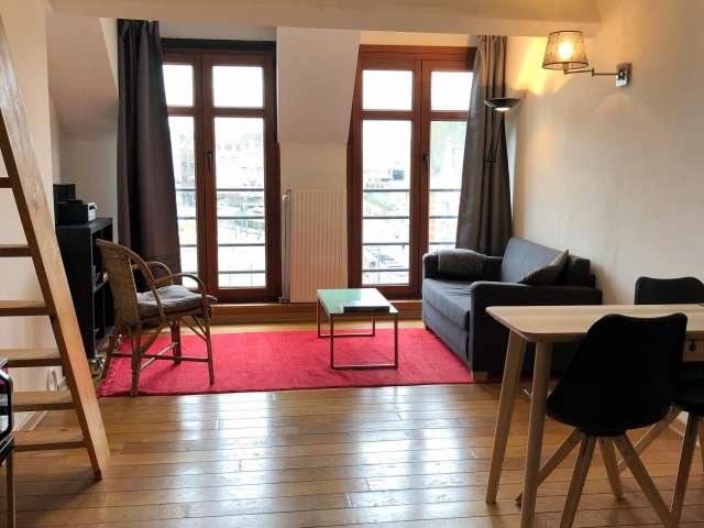 Cute studio apartment for rent in Schaerbeek, Brussels