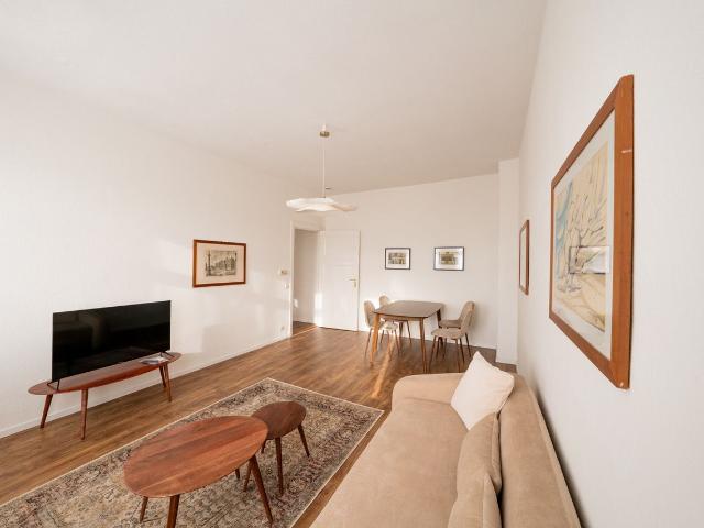 Cute stylishly furnished two room apartment in vintage building with balcony, Berlin Amsterdam Apartments for Rent