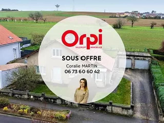 Cutry 54720 Achat / Vente maison 4 pièces t4 jardin terrasse