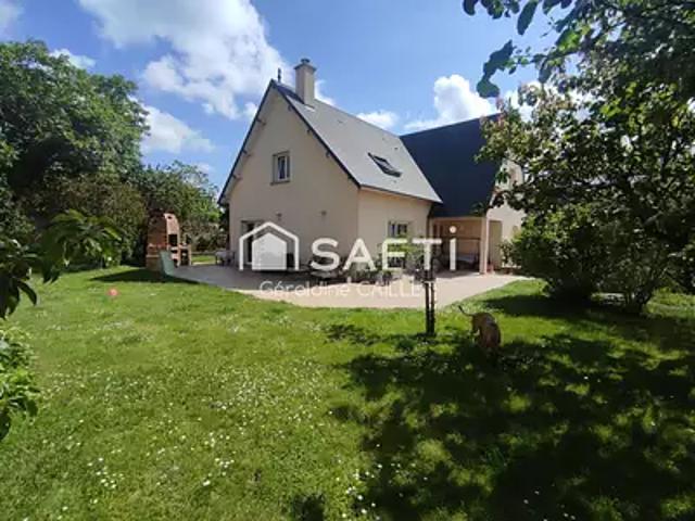Cuverville 14840 Achat / Vente maison 7 pièces t7 parking