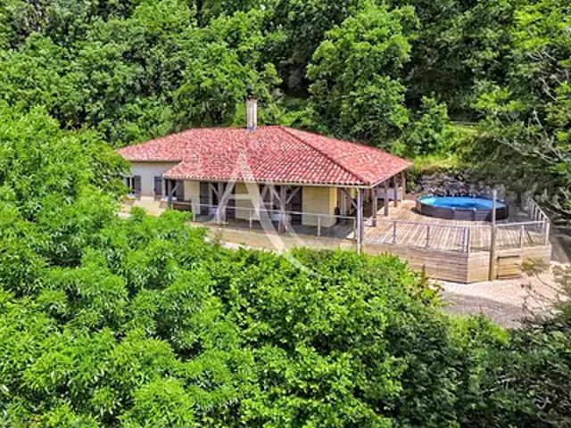 Cuzorn 47500 Achat / Vente maison 5 pièces t5 au dernier étage piscine