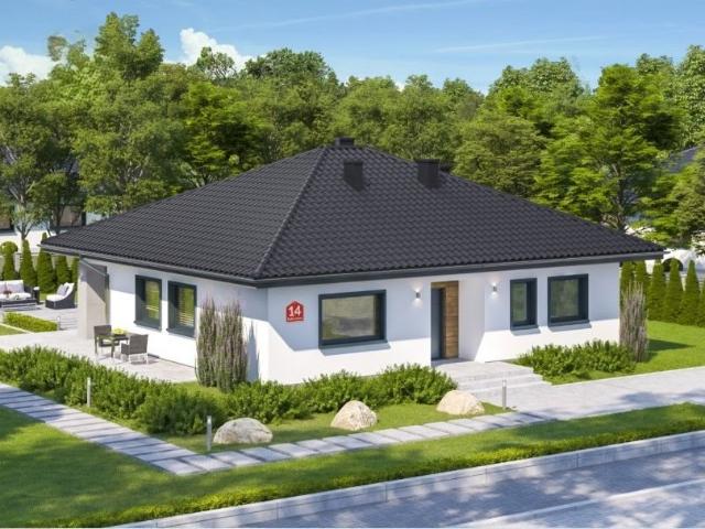 Nowoczesny dom 101,5 m2 z dużą działką w Czarna Sędziszowska